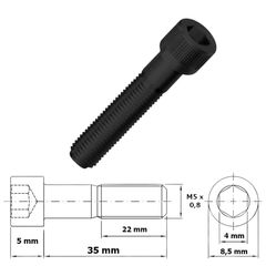 Paraf Allen Cil M5X35 (Und)