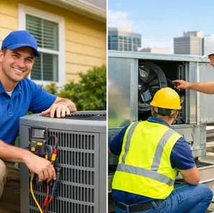 Advanced Problem Solutions: Residential vs. Commercial HVAC