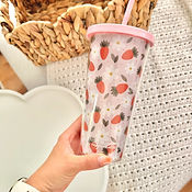 Verre double paroi (Fraises)