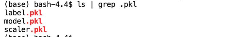 Exported Model Files