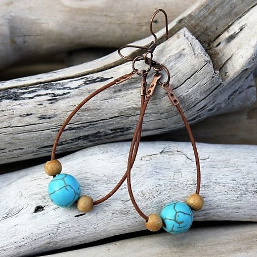 Leather hoops deals