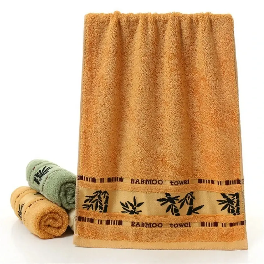 Thumbnail: Set of 1/4/6 Bamboo Fiber Towels Sets Home Bath Towels Adults Face Towel Thick