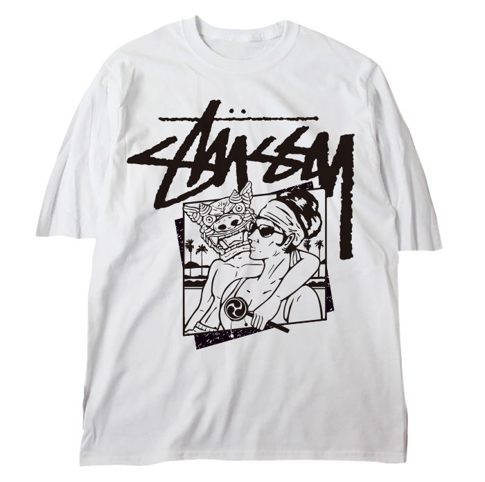 STUSSY Okinawa Chapt T-shirt Design - Front