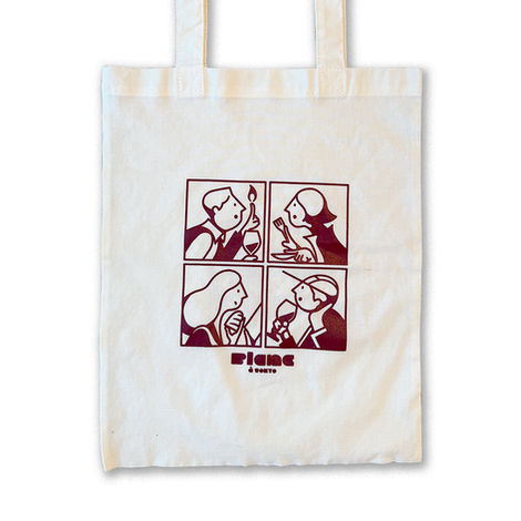 Blanc a Tokyo Tote bag Design by Rimo