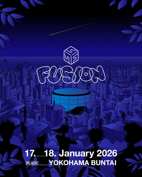 Design for PRE KEY VISUAL of jump one presents "FUSION"