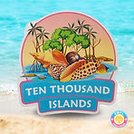 Ten Thousand Islands Shells Sticker