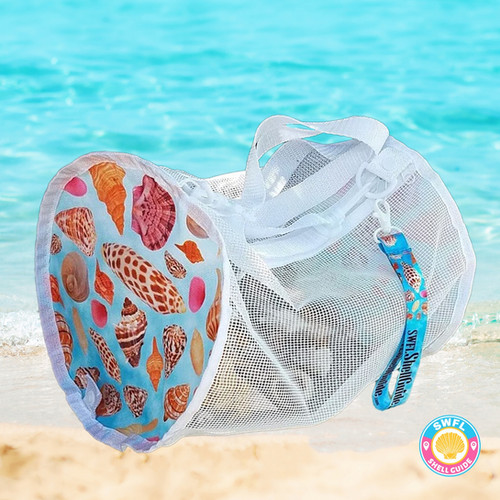 Amazon Mesh Seashell Collecting Bag MUYIZI MUYIZI Shell Bags For