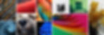 Artsy inspiration collage of colorful, unique images inspired by the elements of art.