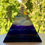 Thumbnail: Rose Quartz & Purple Flourite Orgone Pyramid