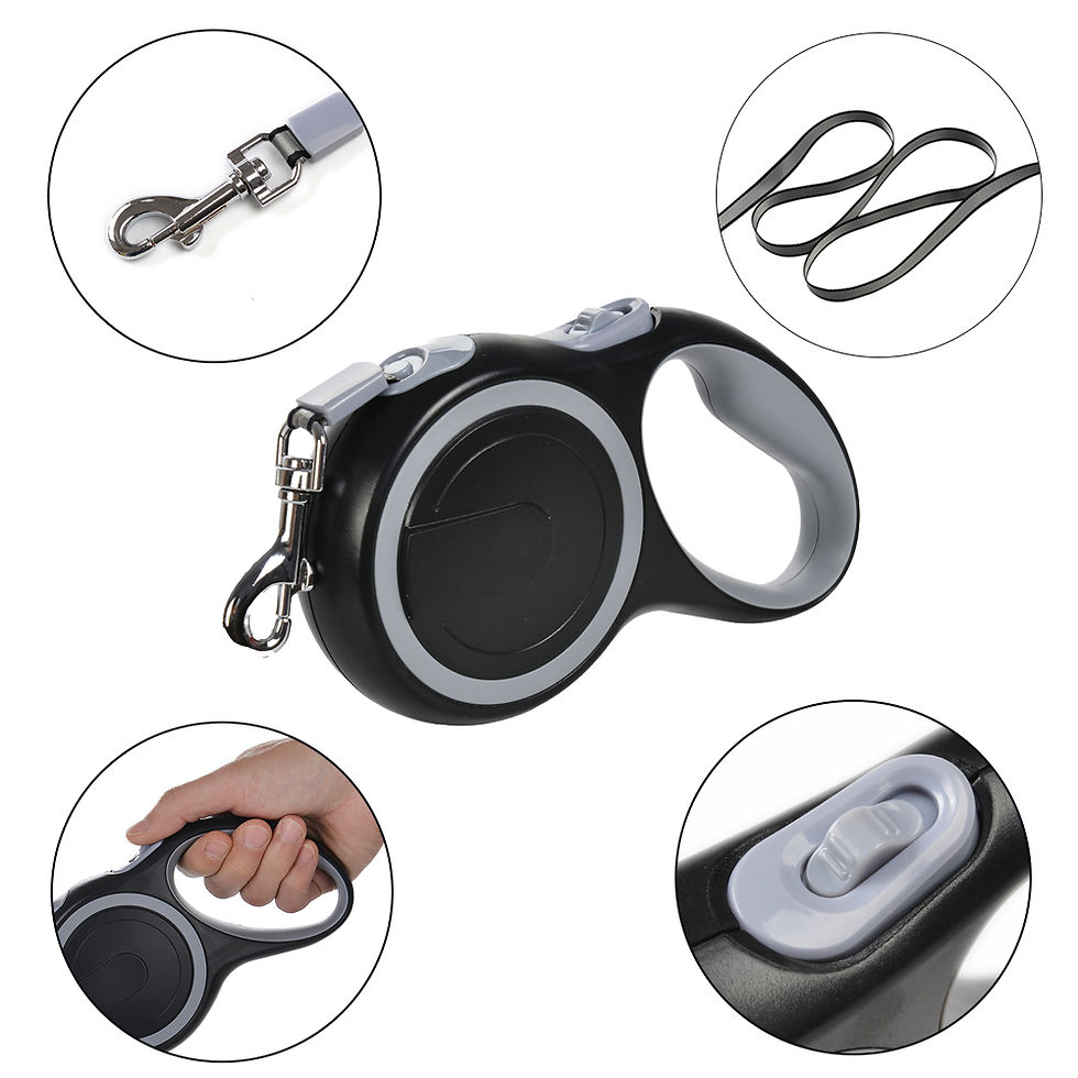 Thumbnail: 8m Large Dog Leash Retractable Pet Extendable Strap Outdoor Training Puppy Tract