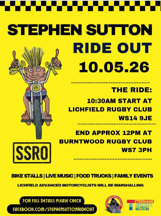 Stephen Sutton Ride Out