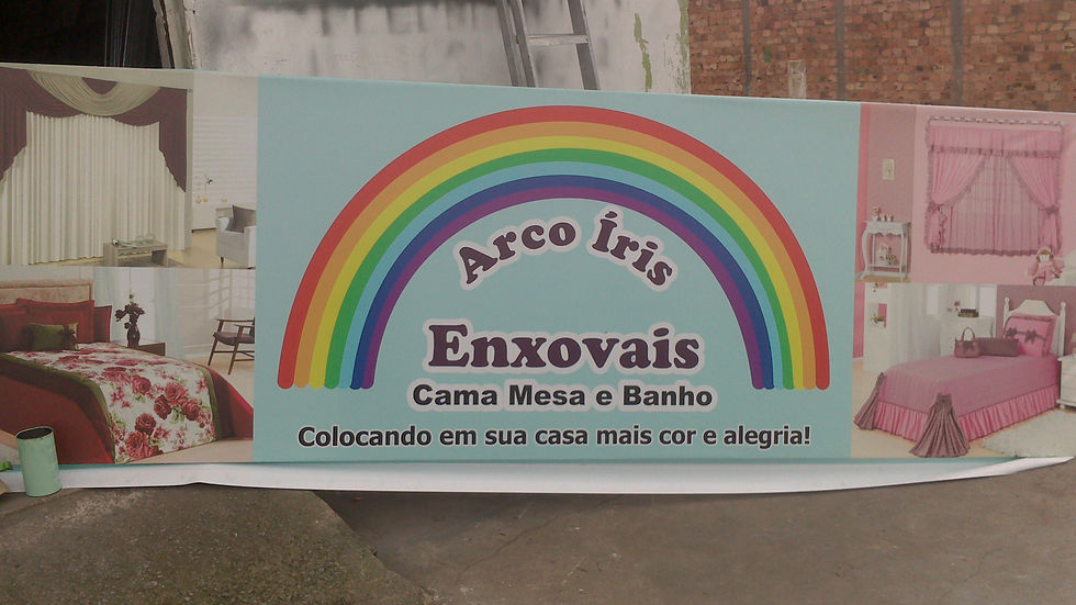 Fachada Arco iris enxovais