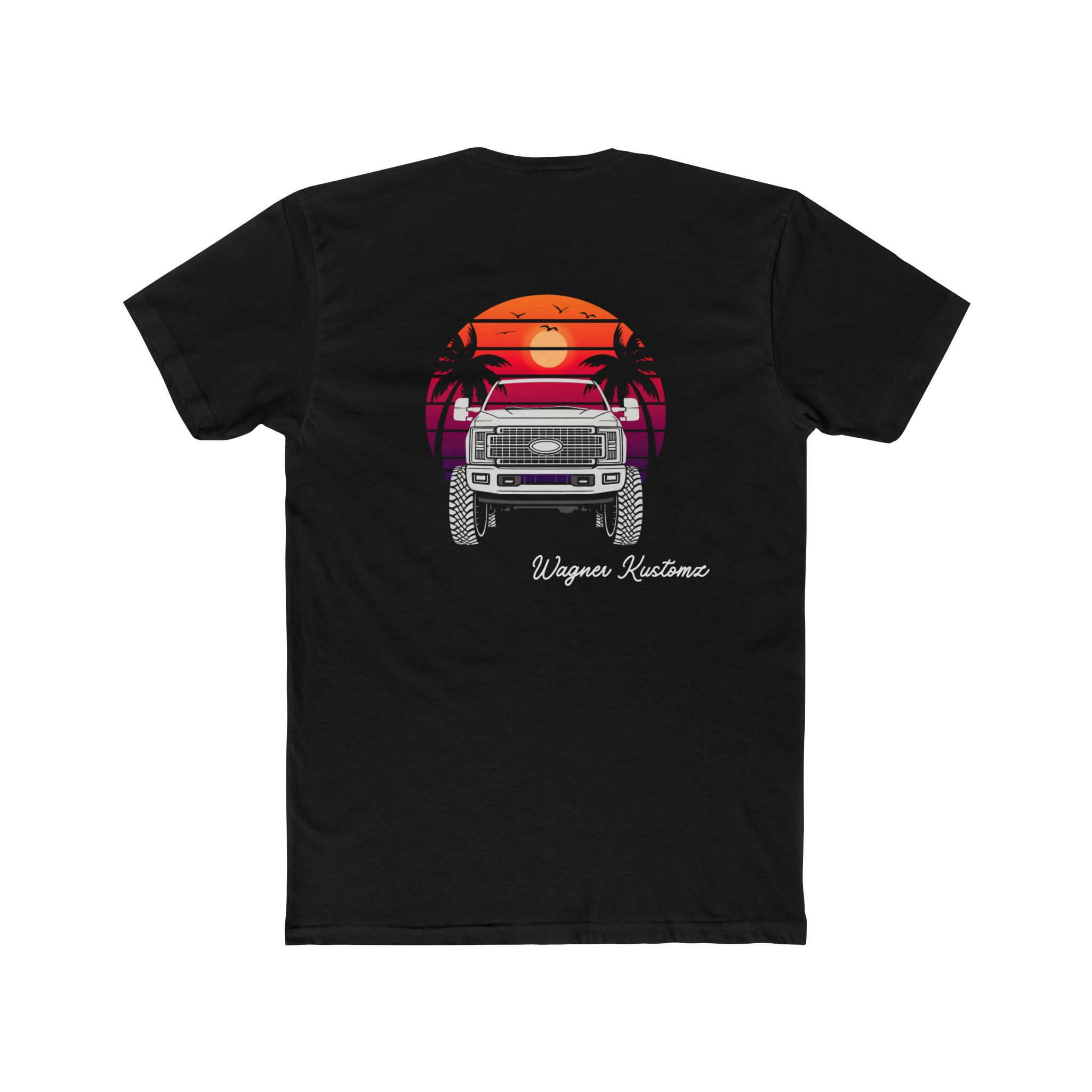 Retro Vibes Crew Tee - Wagner Kustomz