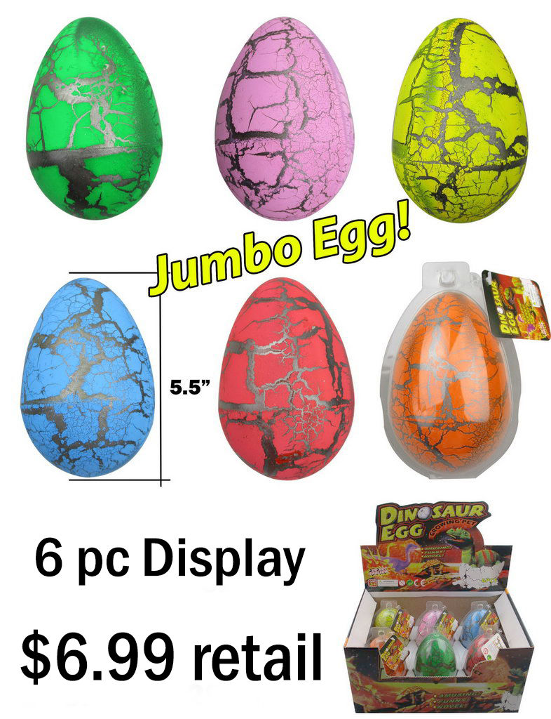 Dino World 6pc Display............. $6.99 retail / $3.85 cost