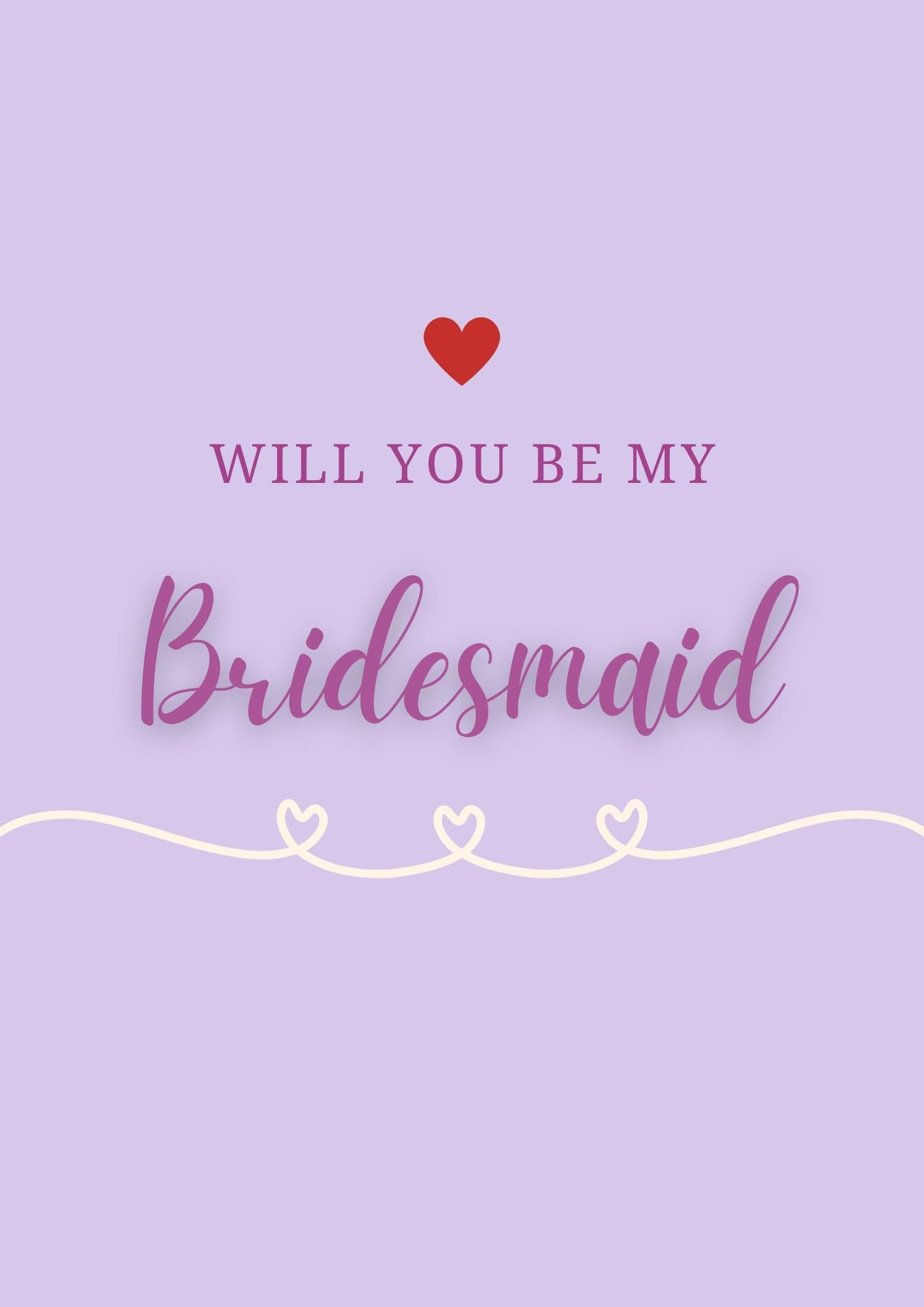 Bridesmaid Purple Multipack
