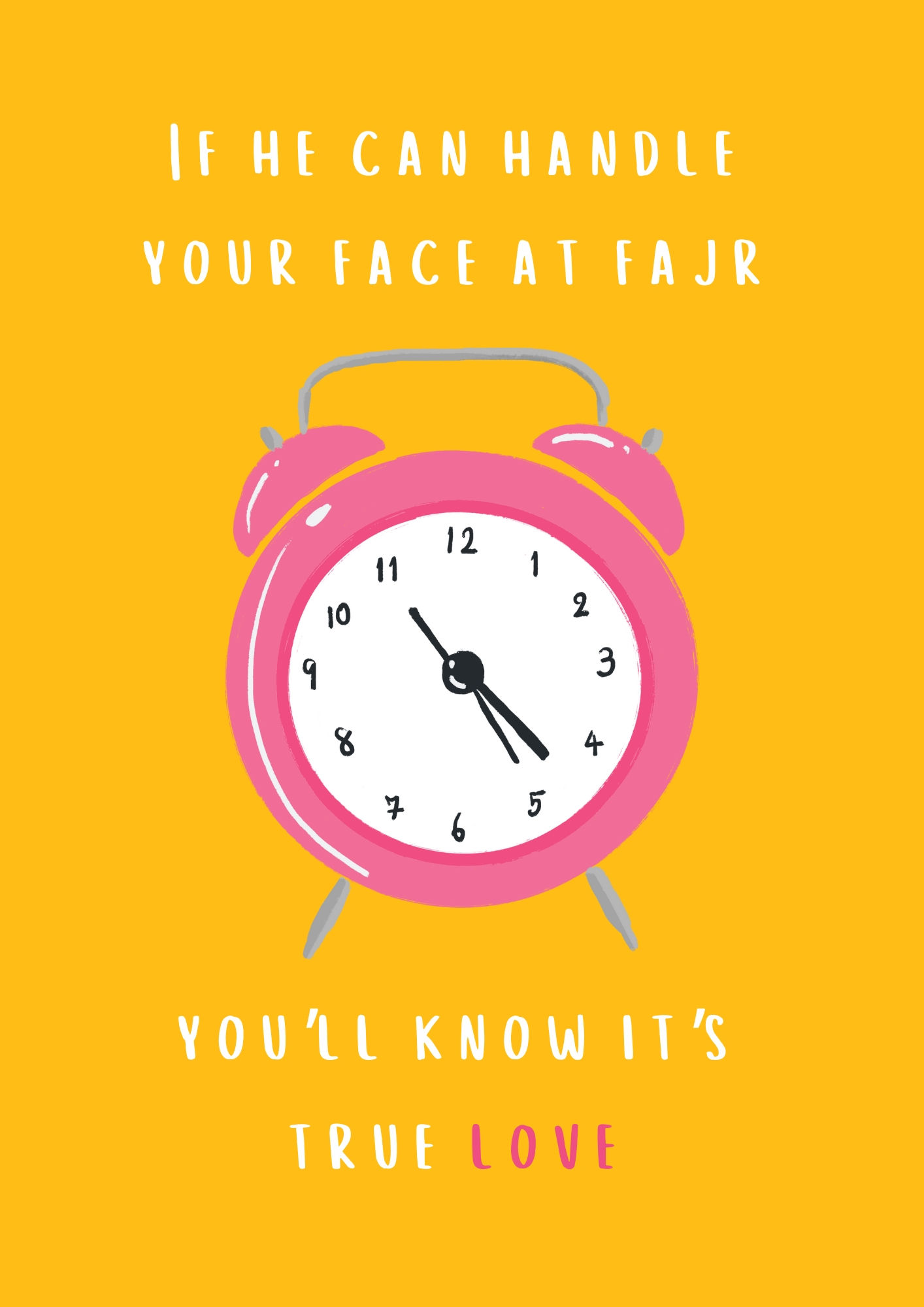 If He Can Handle Your Face At Fajr