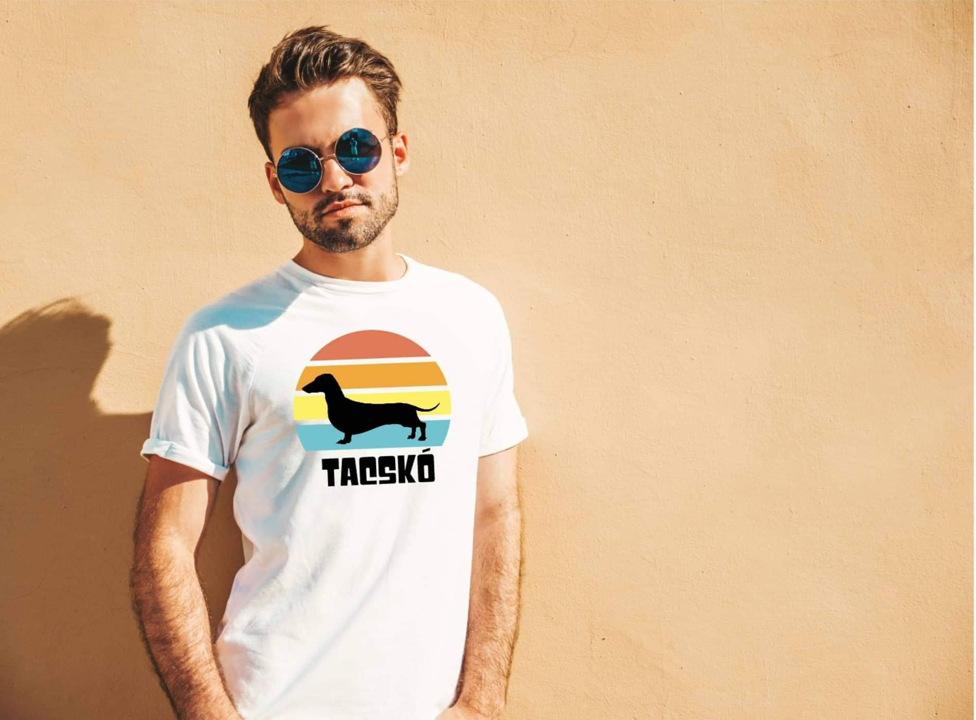 Tacskó férfi póló