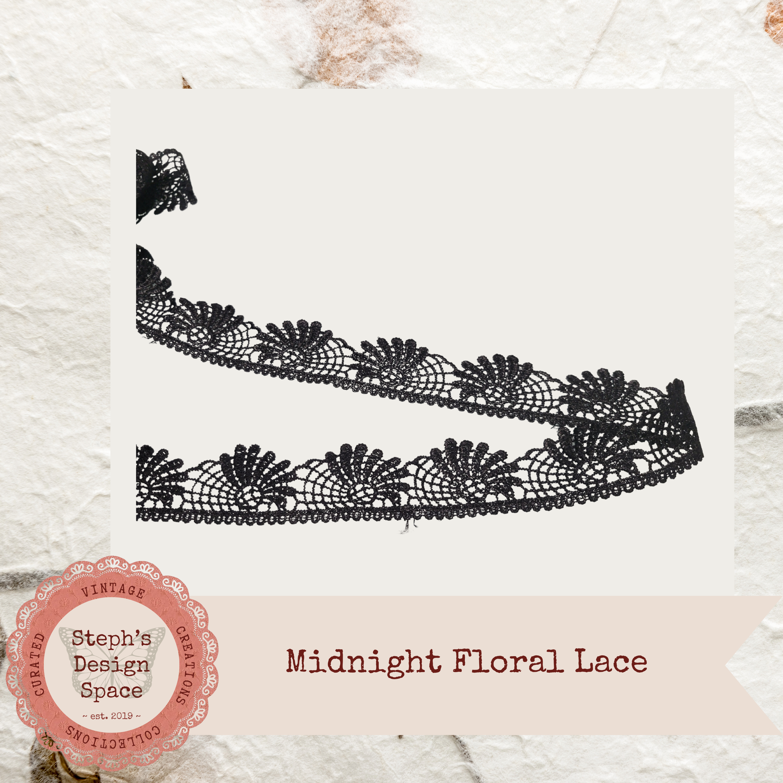 Midnight Floral Lace