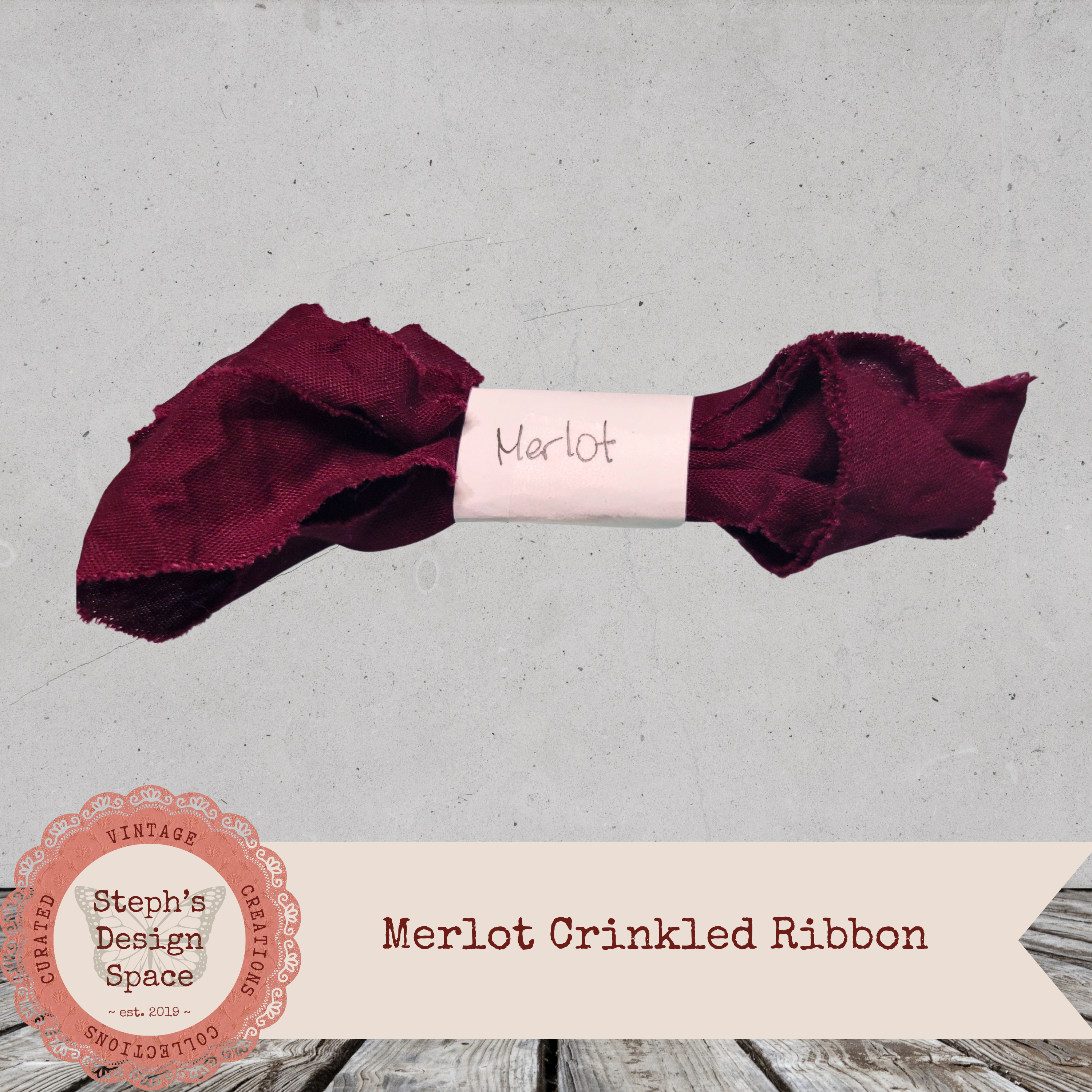 Crinkled Ribbon - 1 Yard