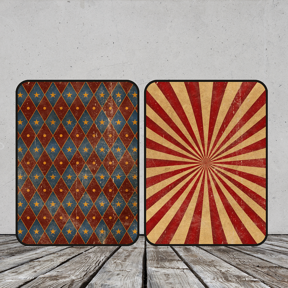 Miniatura: Vintage Circus Paper Pack Vertical