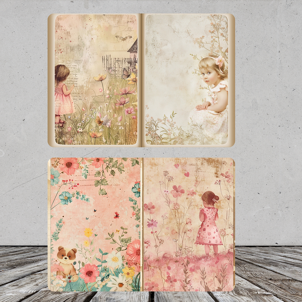 Miniatura: *Digital Only*  Baby Girl Journal Kit