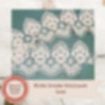 White Ornate Scalloped Lace - 1 Yard