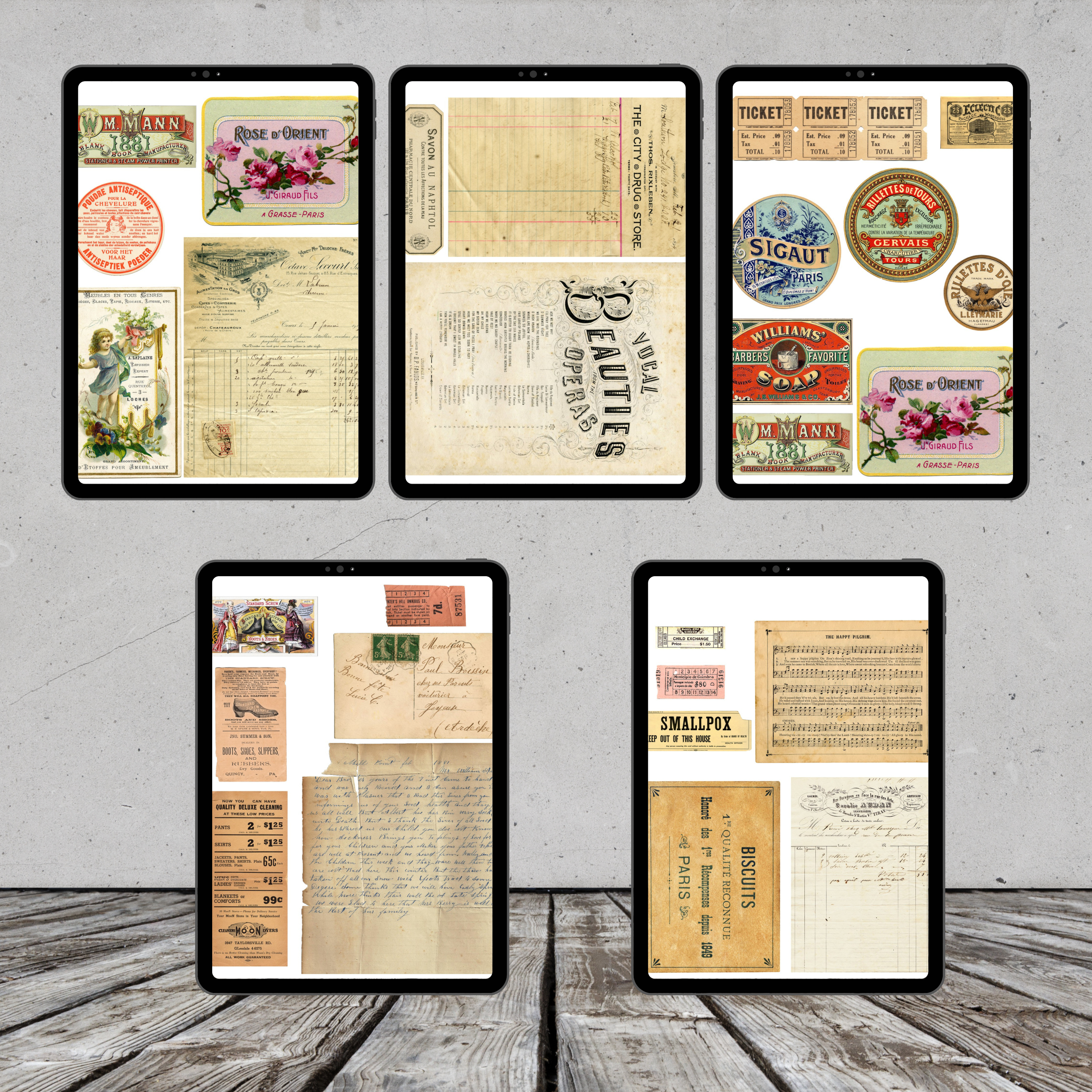 *Print & Ship* Labels Ephemera Pages