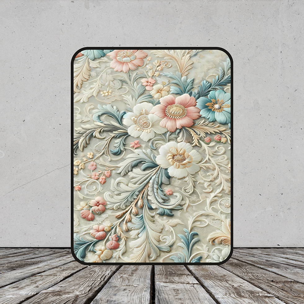 Thumbnail: *Digital Only* Floral Lace Embroidery Paper Pack