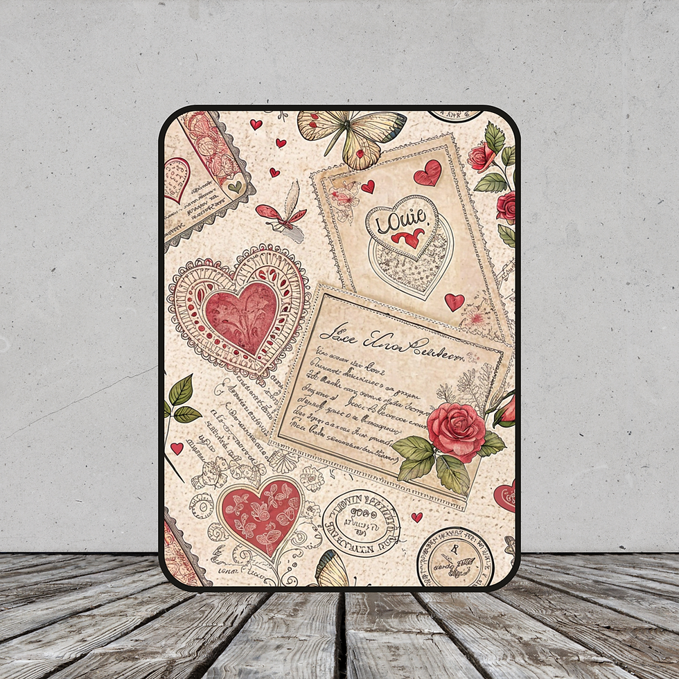 Miniatura: *Digital Only* Antique Valentine Paper Pack Vertical