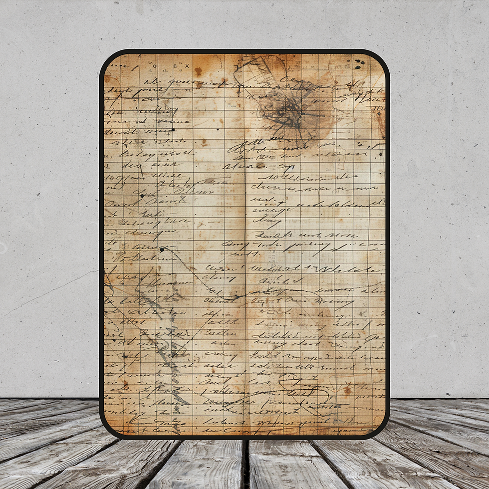 Miniatura: **Digital Only*  Vintage Ledger Paper Vertical Layout