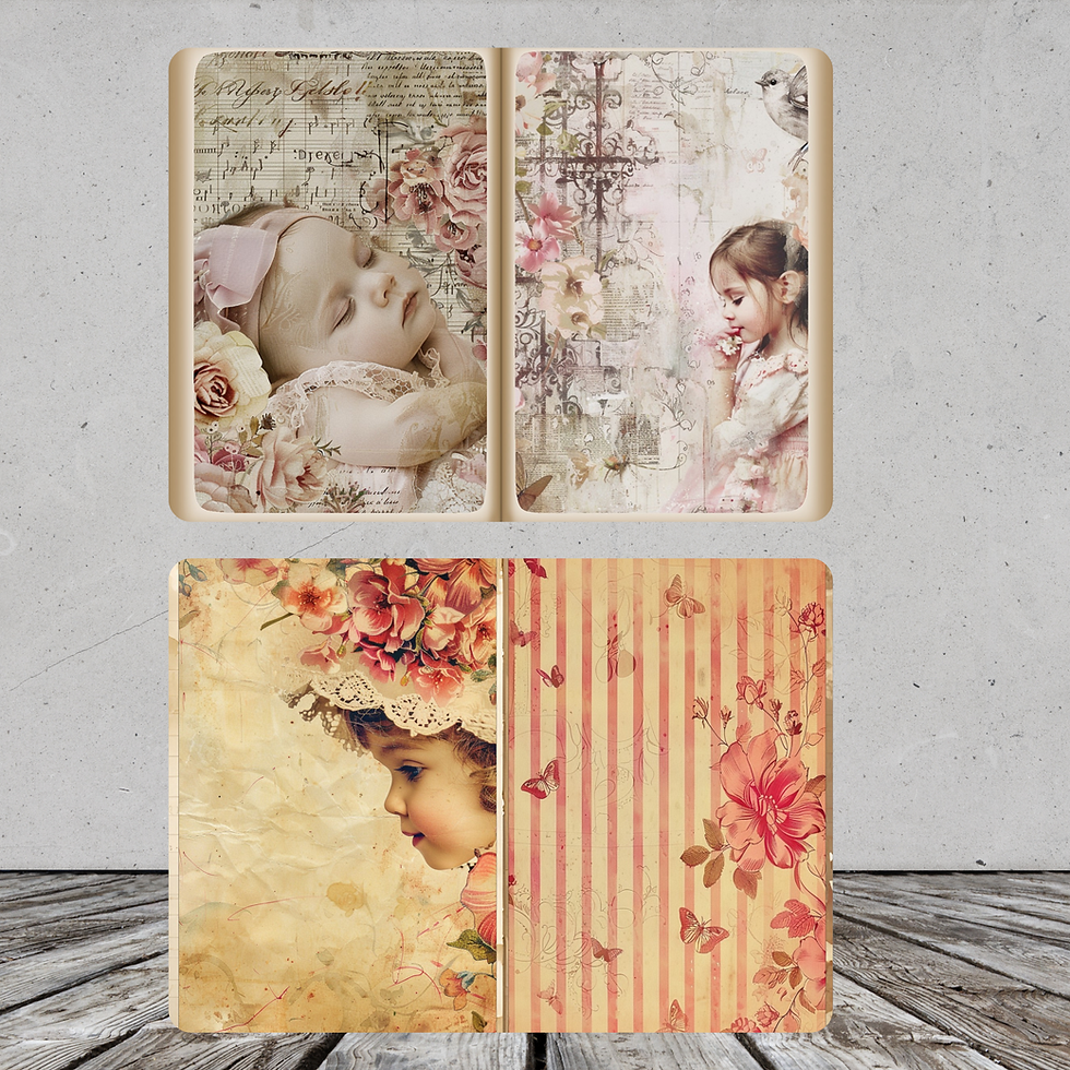 Miniatura: *Digital Only*  Baby Girl Journal Kit