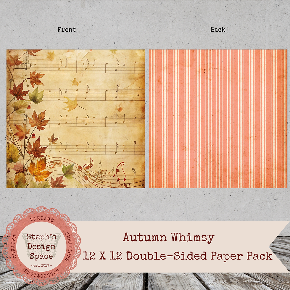 Thumbnail: Autumn Whimsy 12X 12 Double Sided Paper Pack