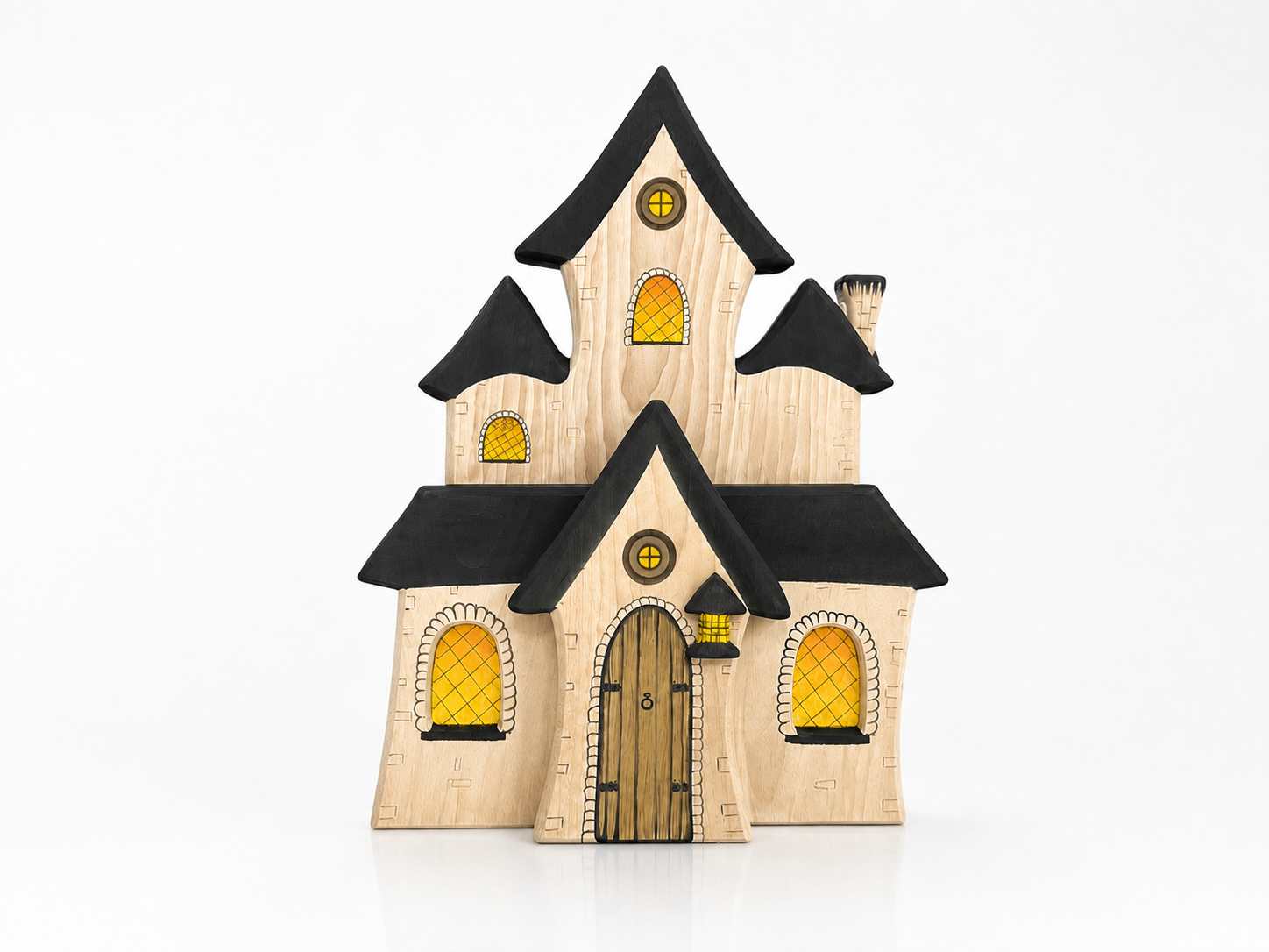 Handcraft Wooden Halloween - Haunted House only