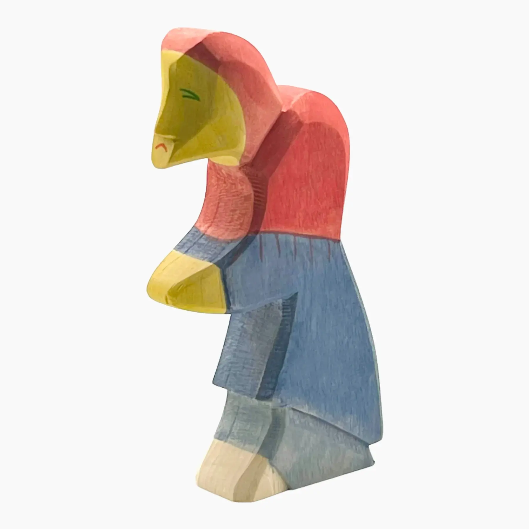 Handcrafted Open Ended Wooden Toy Figure Fairy Tale - Witch