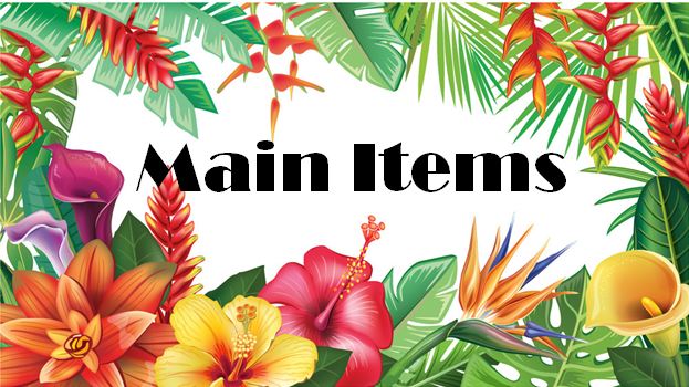 Arranged Food and Objects