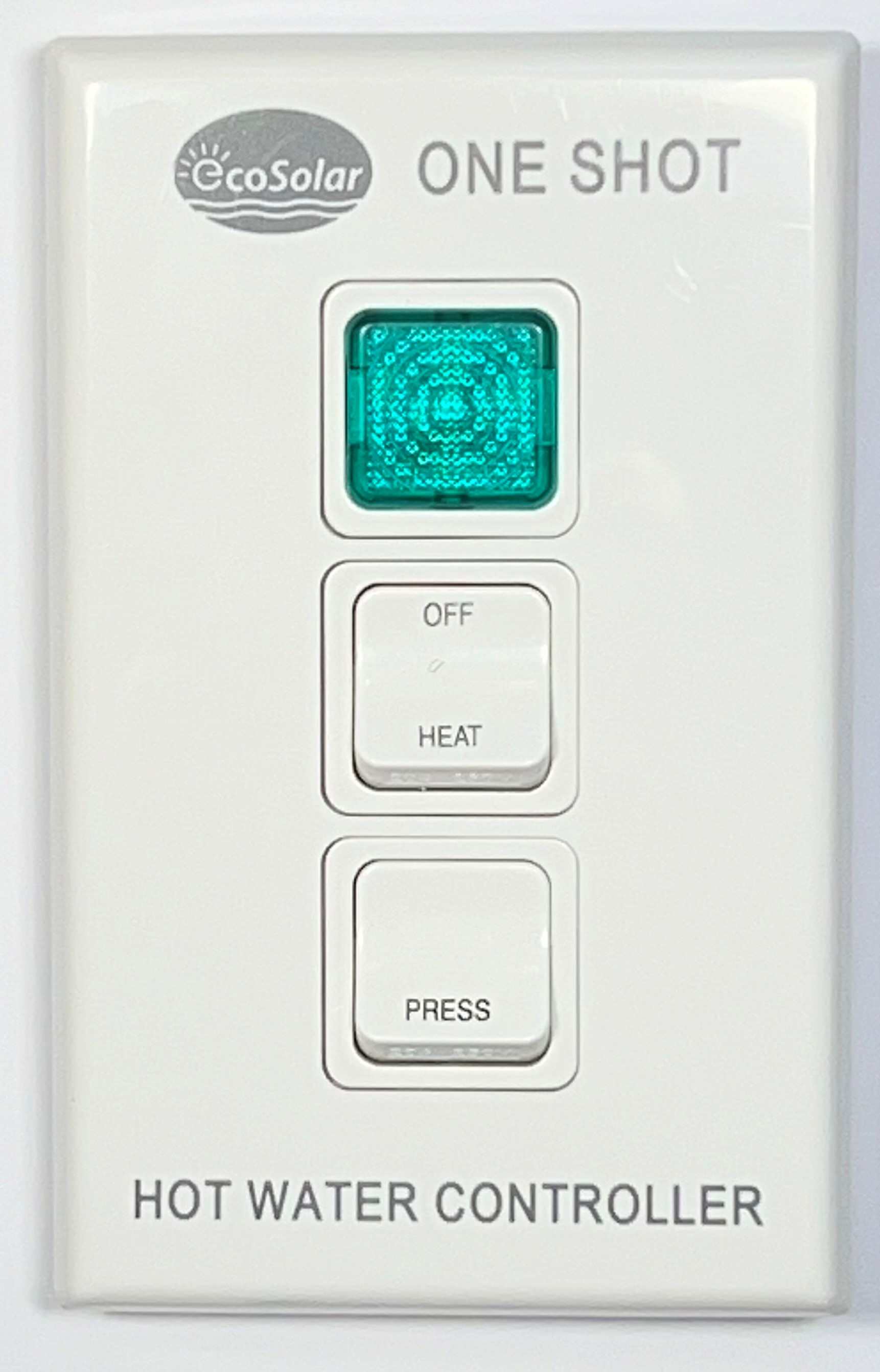 EcoSolar 3 way "One shot" electric element controller