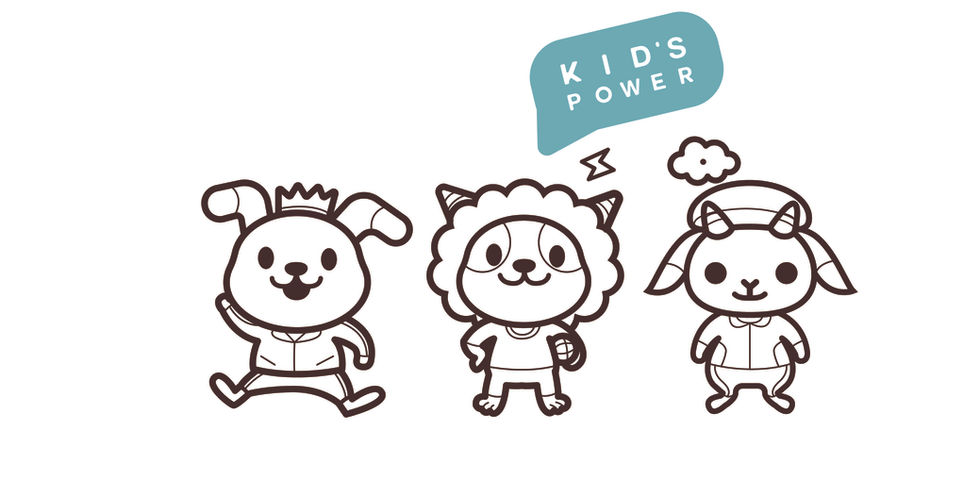 logo設計 vi design kids  