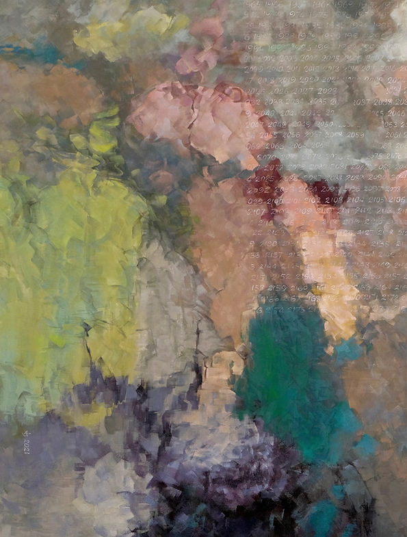Hopscotch #5 | Oil