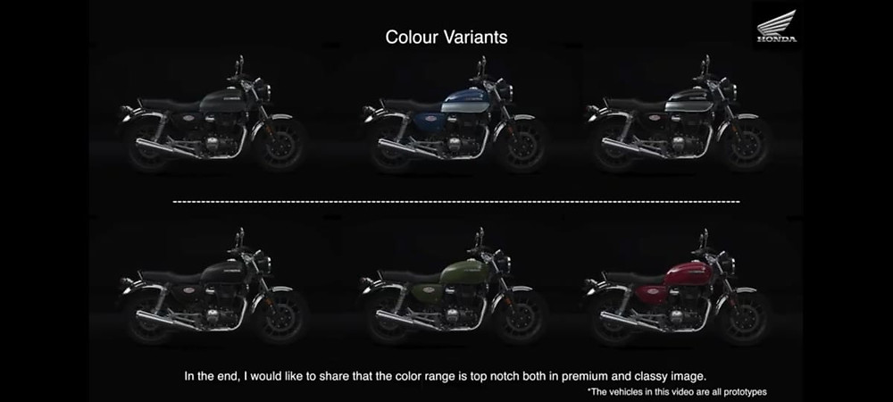 Color variants of Honda H'ness CB 350 | BIKE NEWS AUTOREPORTER