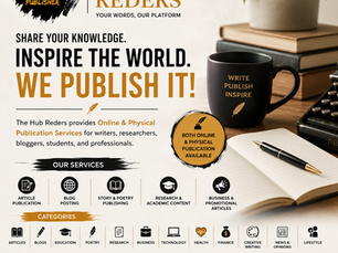 Publish Your Story with The Hub Readers