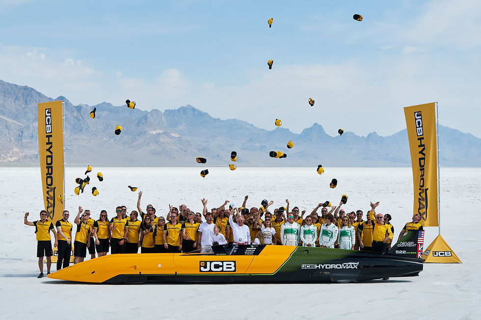THEY DID IT! JCB Sets New World Land Speed Record in Hydrogen Powered Vehicle