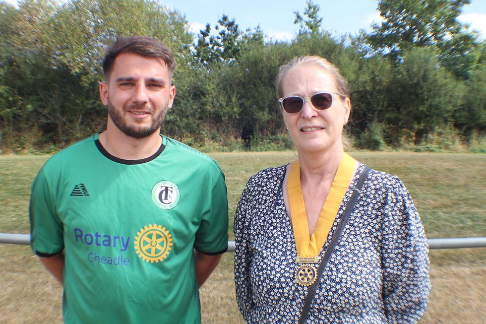 Cheadle Rotary Club Supporting Local Football