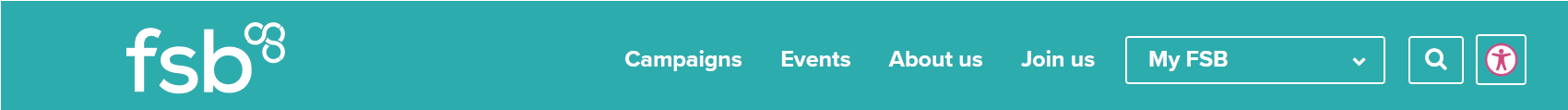 FSB menu showing accessibility link