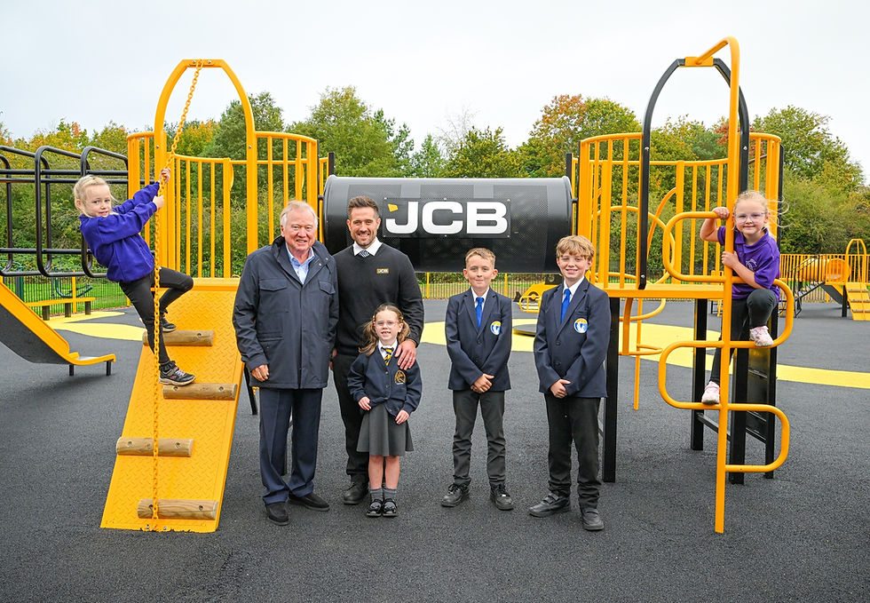 JCB Delivers £58,000 Playground Makeover