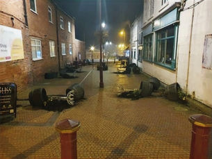 Arrest Made After Vandalism Incident on Greyhound Walk