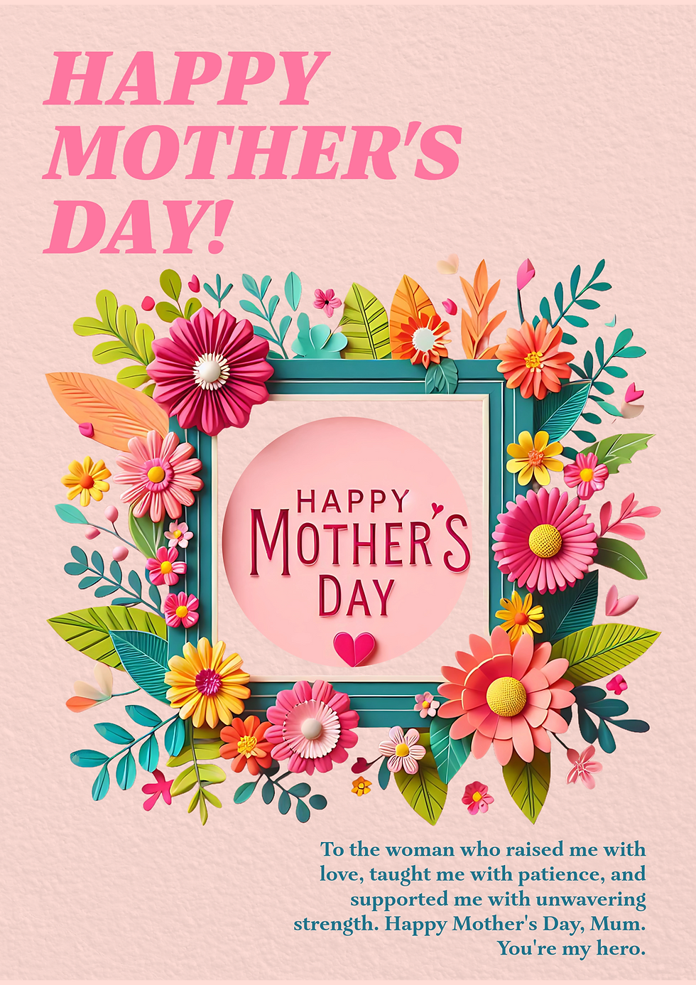 Happy Mother's Day to All Our Mums!
