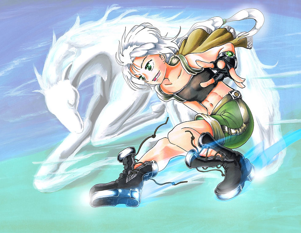 葦毛の駿馬スレイ