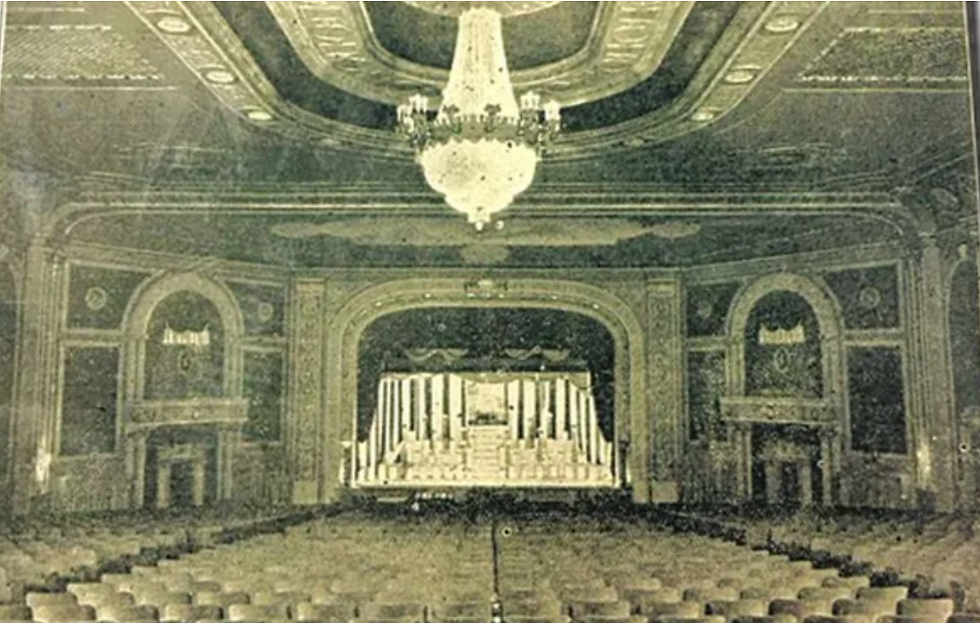 A photo that ran in The Rutherford Republican announcing the theaters opening
