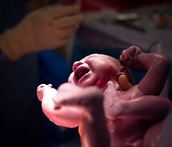 Newborn just birthed