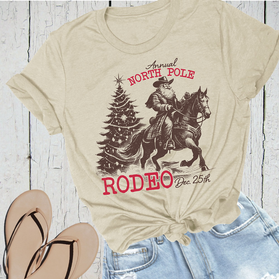 North Pole Rodeo Tee